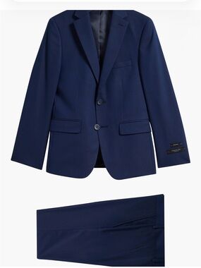 NWT Marc New York Navy Textured Suit